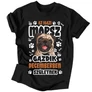 Az igazi mopsz gazdik férfi póló (Fekete)