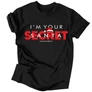 Secret Santa férfi póló (Fekete)