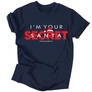 Secret Santa férfi póló (Sötétkék)