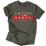 Secret Santa férfi póló (Grafit)