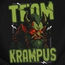 Kép 2/2 - Team Krampus női póló (B_Fekete)