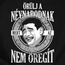 Örülj a névnapodnak női póló (B_Fekete)