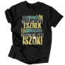 Három helyett iszok férfi póló (Fekete)