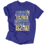 Három helyett iszok férfi póló (Királykék)
