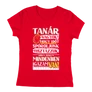 Tanár vagyok női póló (Piros)