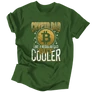 Crypto Dad férfi póló (Sötétzöld)