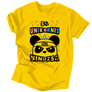 Kép 11/13 - Nindzsa panda férfi póló (Sárga)