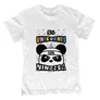 Nindzsa panda gyerek póló (Fekete)