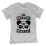 Nindzsa panda gyerek póló (Szürke)
