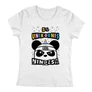Nindzsa panda női póló (Fehér)