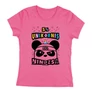 Nindzsa panda női póló (Rózsaszín)