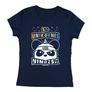 Nindzsa panda női póló (Sötétkék)