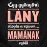 Elloptam mamám szívét (lányos) páros póló szett (B_Fekete)