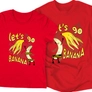 Kép 5/5 - Let's go banana - páros póló szett (Piros)