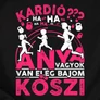 Anya vagyok női póló (B_fekete)