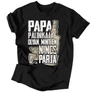 Papa pálinkája férfi póló (Fekete)