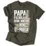 Papa pálinkája férfi póló (Grafit)