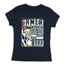 Gamer master deluxe edition női póló (Sötétkék)