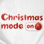 Kép 2/7 - Christmas mode on férfi póló (B_Fehér)