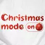 Kép 2/6 - Christmas mode on női póló (B_Fehér)