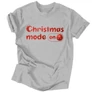 Christmas mode on férfi póló (Szürke)