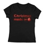 Kép 6/6 - Christmas mode on női póló (Fekete)