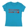 Christmas mode on női póló (Türkiz)