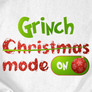 Kép 2/5 - Grinch mode on férfi póló (B_Fehér)