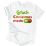 Kép 1/5 - Grinch mode on férfi póló (Fehér)