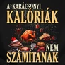 Karácsonyi kalóriák férfi póló (B_Fekete)