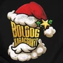 Boldog karácsonyt női póló (B_Fekete)