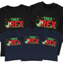 Kép 1/2 - Tree rex családi póló szett (3 gyerek) (Fekete-Sötétkék)