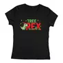 Kép 1/3 - Tree rex női póló (Fekete)