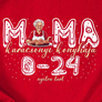 Kép 2/2 - Mama 0-24 női póló (B_Piros)