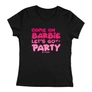 Kép 3/5 - Come on Barbie női póló (Fekete)
