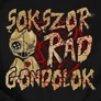 Rád gondolok - Voodoo férfi póló (B_Fekete)