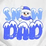 Hóember család póló szett - Snow Dad (B_Fehér)