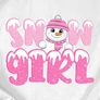 Hóember család póló szett - Snow Girl (B_Fehér)