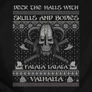 Valhalla kapucnis pulóver (B_Fekete)