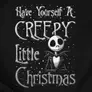 Kép 2/2 - Creepy little christmas kapucnis pulóver (B_Fekete)