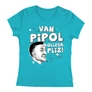 Kolega pliz női póló (Türkiz)