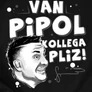 Kolega pliz férfi póló (Fekete)
