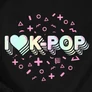 I love K-pop  - Férfi póló (B_Fekete)