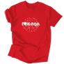 I love K-pop  - Férfi póló (Piros)