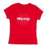 I love K-pop női póló (Piros)
