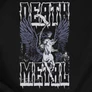 Death metal kapucnis pulóver (B_Fekete)
