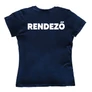 Rendezvényre Rendező feliratos női póló (Sötétkék)