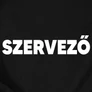 Rendezvényre Szervező feliratos férfi galléros póló (B_Fekete)