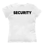 Rendezvényre Security feliratos női póló (Fehér)