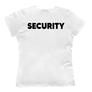 Kép 8/9 - Rendezvényre Security feliratos női póló (Fehér)